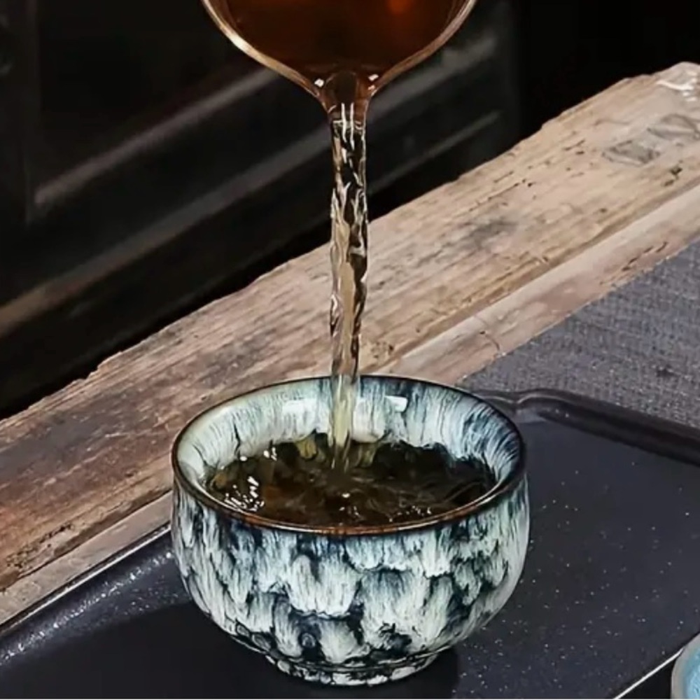 Ceramic teacup